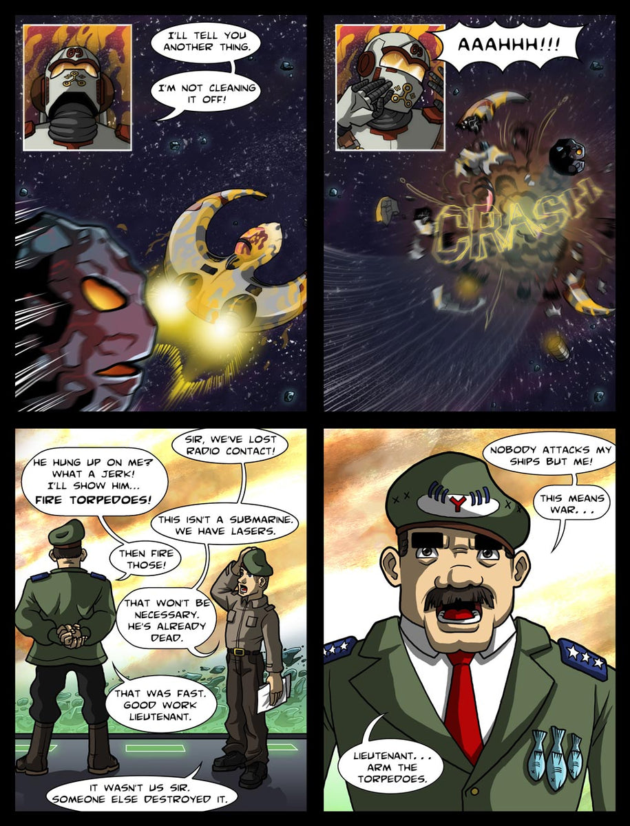 Page 5 for Stony's Revenge Web Comic by James Art Ville