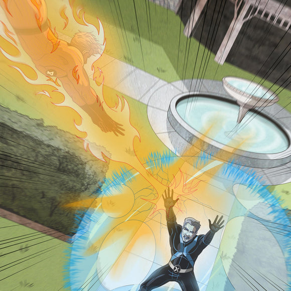 Human Torch vs. Iceman