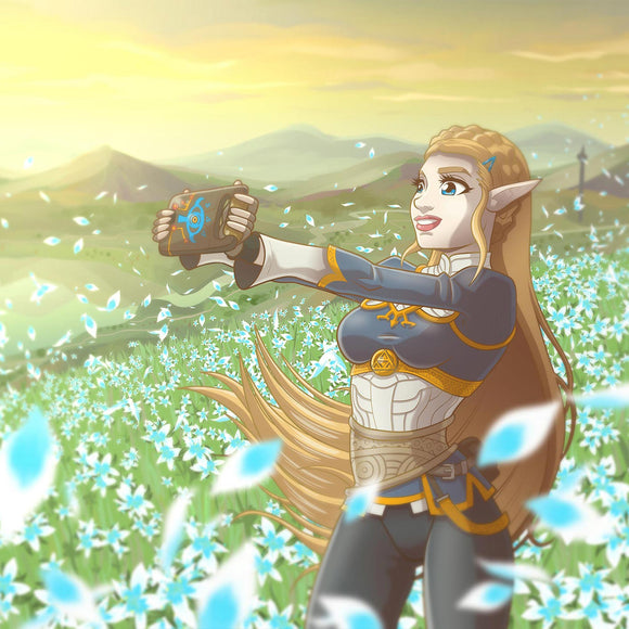 Princess Zelda Sheikah Selfie