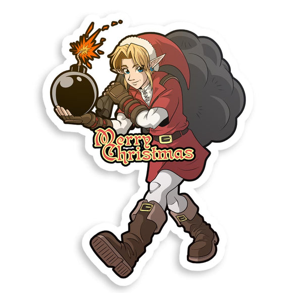 Holiday Hero of Time Sticker