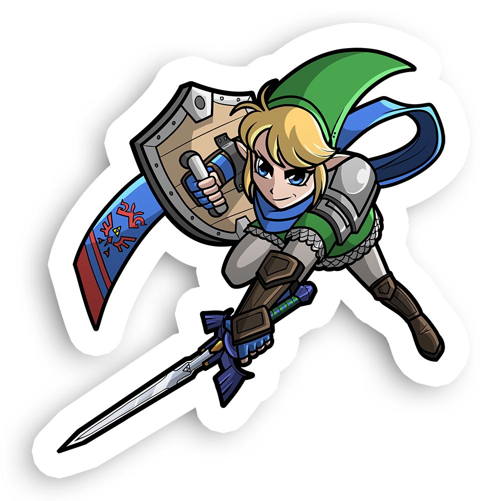 Hyrule Warriors Link Sticker