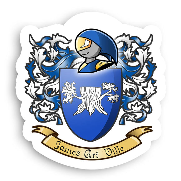 James Art Ville Sticker