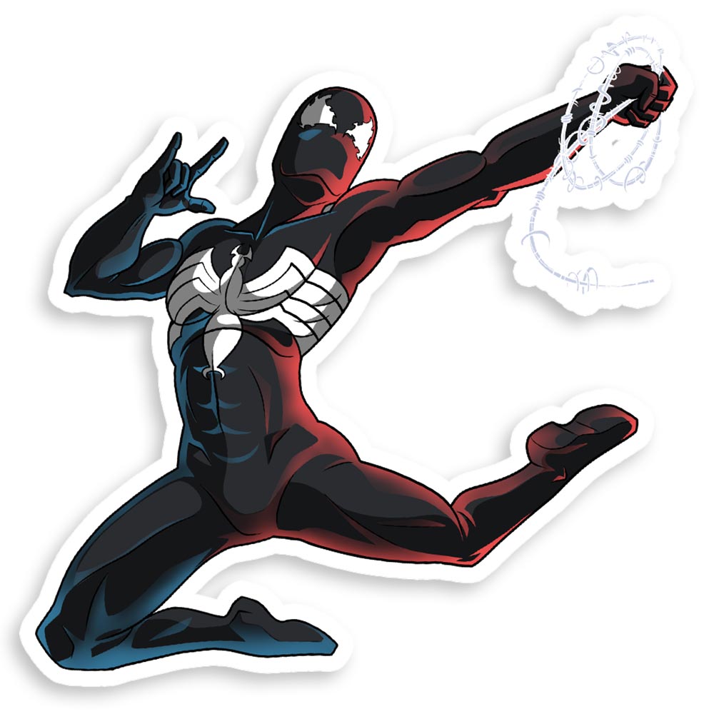 Spider-Man Black Sticker